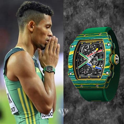 richard mille wayde van niekerk|Richard Mille rm price.